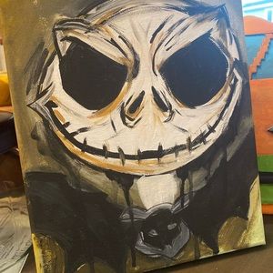 Jack Skellington painting